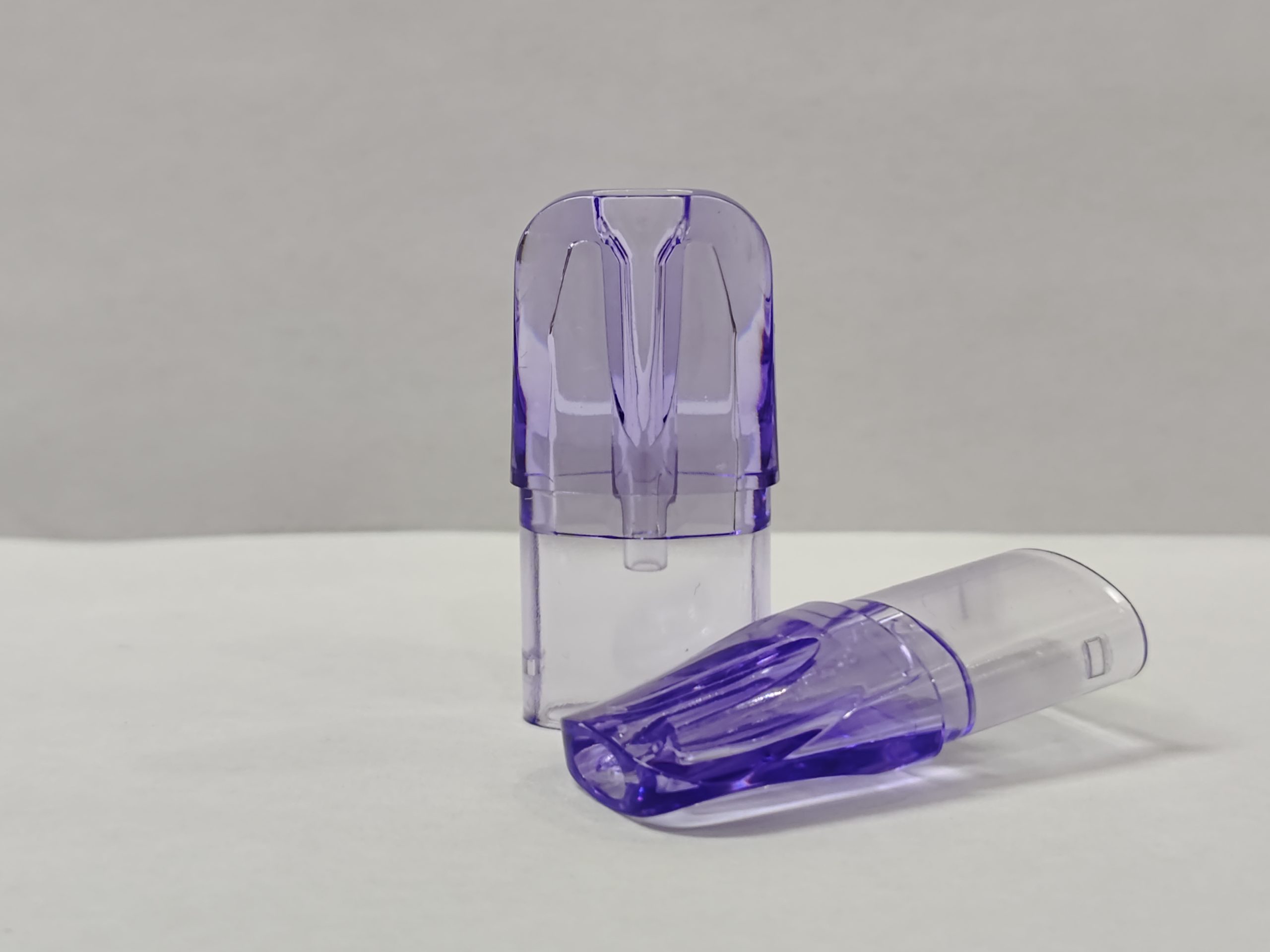 Slim clear mouthpiece pod with customisable tooling