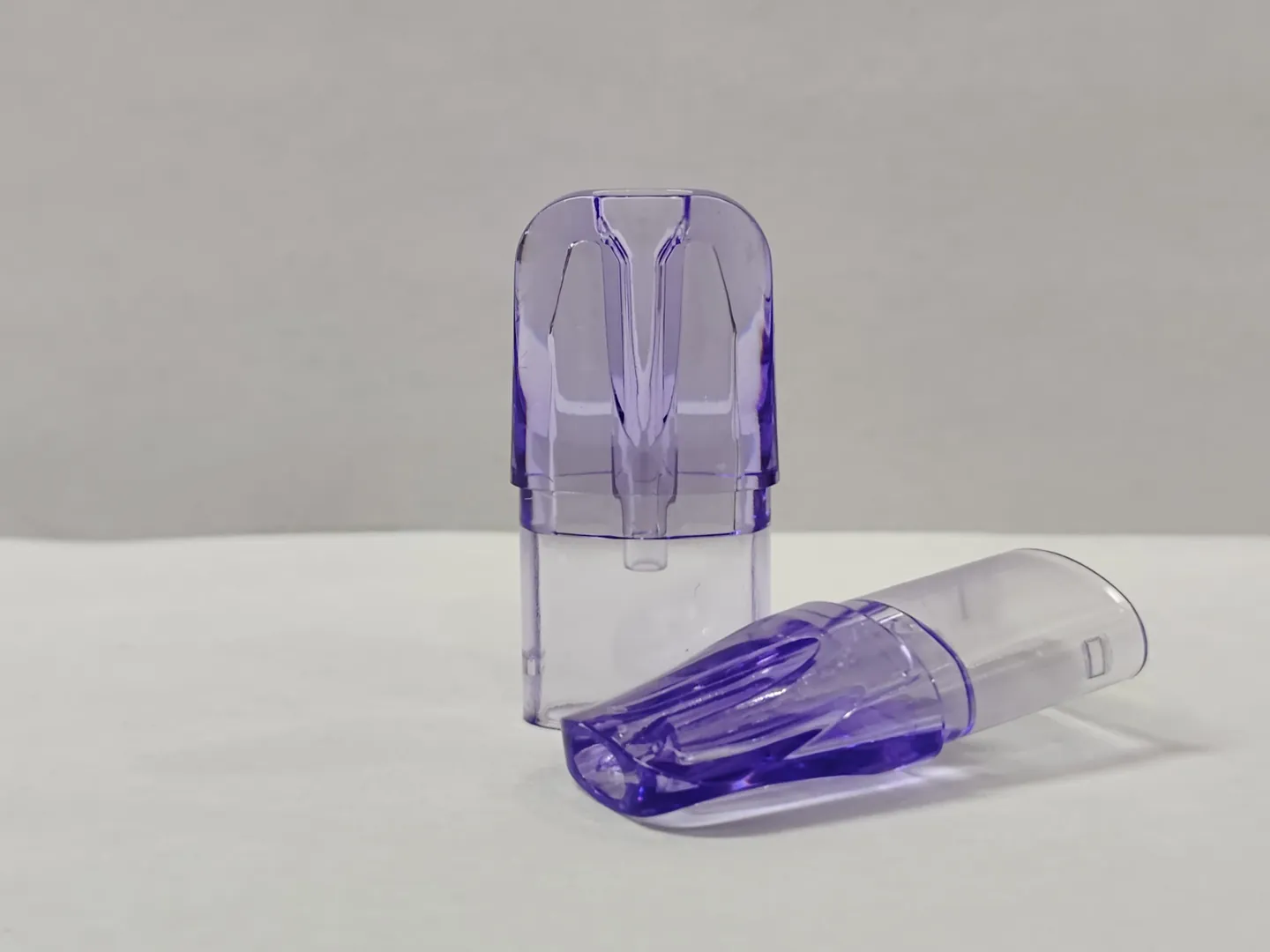 Slim clear replacement pod mouthpiece